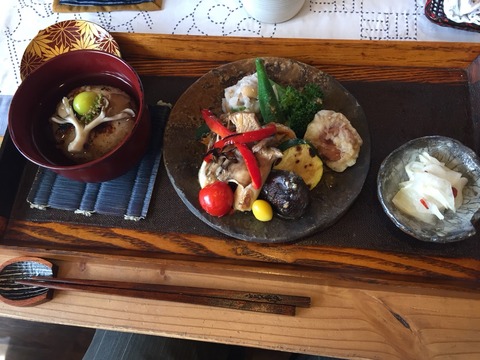 『Cafeギャラリー 風の実』で、ランチ