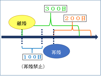 再婚禁止期間と嫡出推定