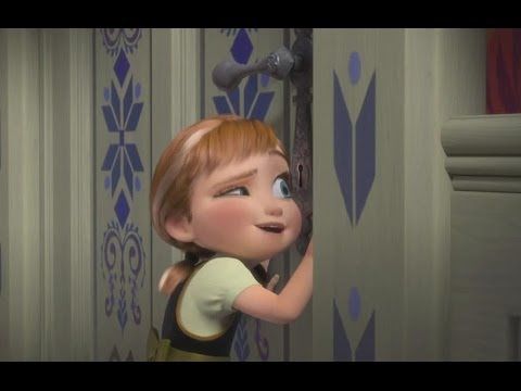 アナと雪の女王の子供の頃のアナ1