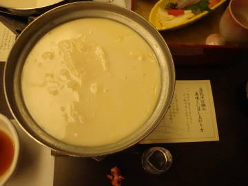 豆乳ゆば鍋