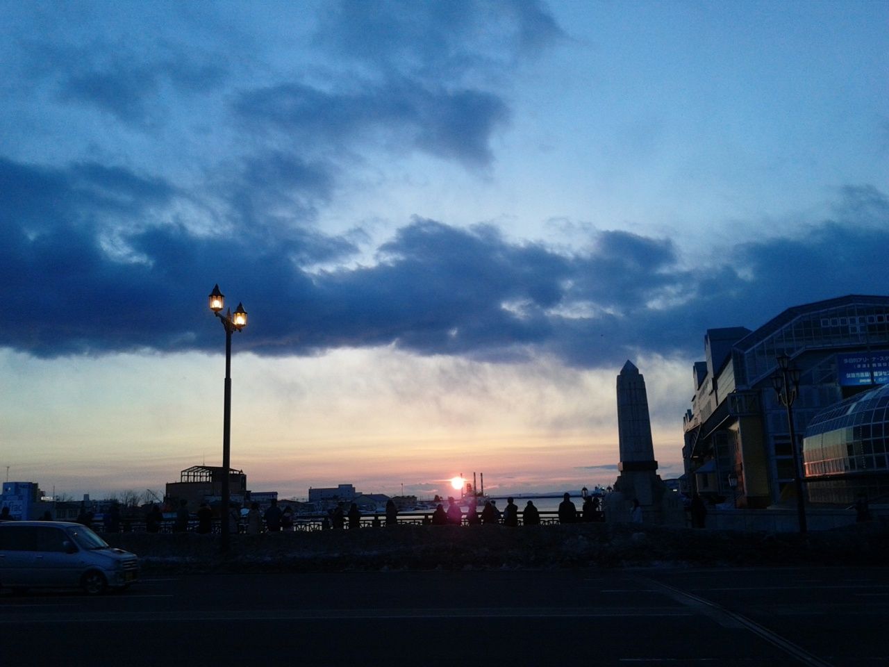 釧路夕日
