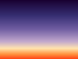 the glow of the sky at sunset