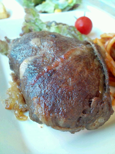滋賀B級グルメ 肉巻きハンバーグ