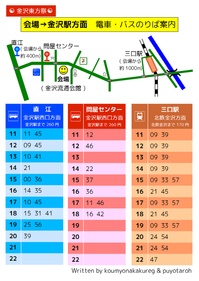 東方祭時刻表