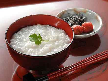 消化にいい食べ物、おかゆ