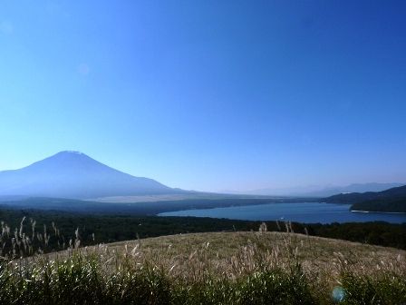 8富士山と山中湖