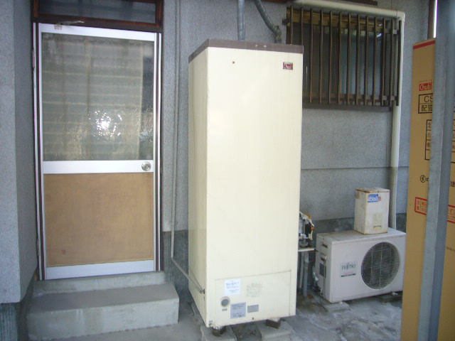 岡山市可知地区で Chuki電気温水器 取付 : エコキュート 岡山 