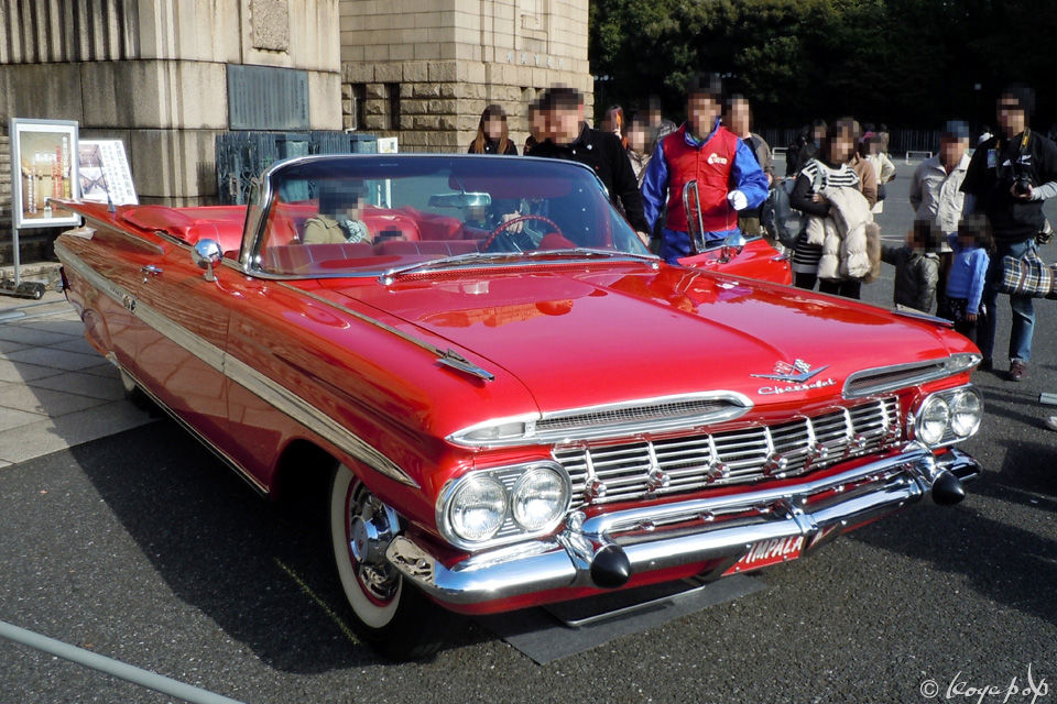 Chevrolet Impala 1959 ユニークなテールフィンの1959年型