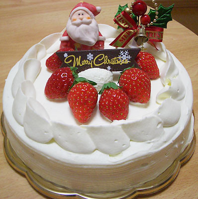 手作りクリスマスケーキ 食が人をつくる