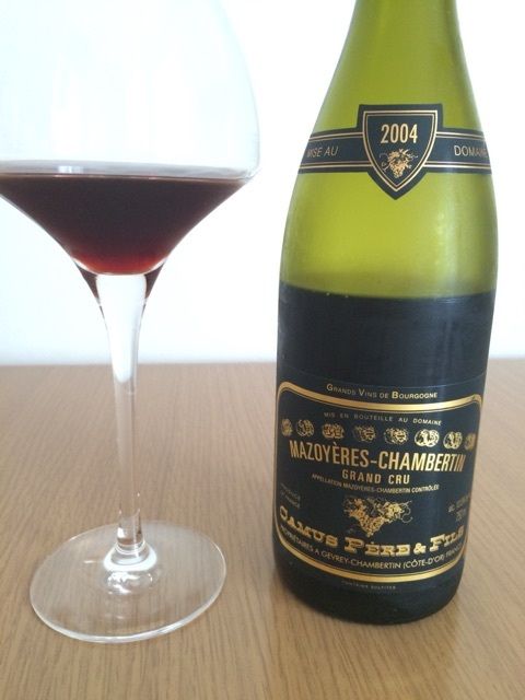 カミュ・ペール・エ・フィス マゾワイエール・シャンベルタン 2004を