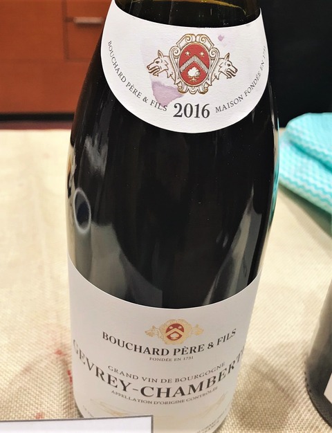 ブシャール・ペール・エフィス ジュヴレシャンベルタン 2016を