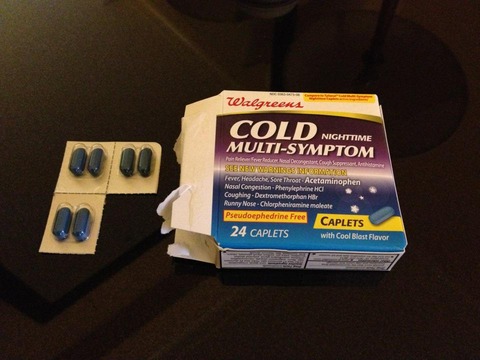 アメリカで買った風邪薬