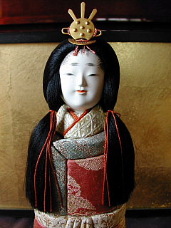 雛人形 人間国宝 原米洲 立ち雛 米洲人形 待春 原米州 原