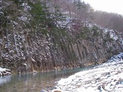 松川・玄武岩