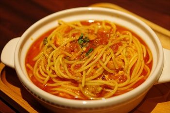 横浜センター北にあるレストラン「ラ・メゾン」のパスタ
