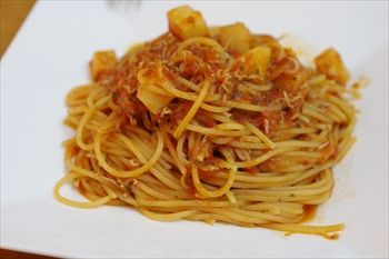 新横浜にあるイタリアン「アマルフィイ ノベッロ」のパスタ