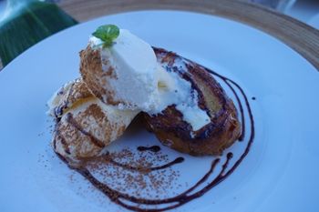 江ノ島にあるカフェ「ロンカフェ」のフレンチトースト