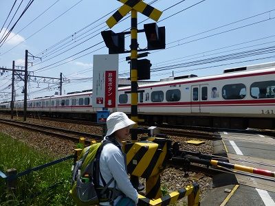 030 名鉄の踏切(特急)
