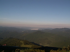 吾妻山山頂から高野町方面