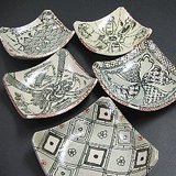 お年玉 『吉祥染絵変り皿揃』