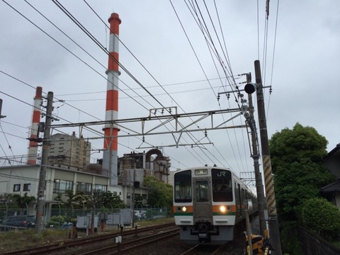 【吉原】C57 30と都電7024 元吉原小学校
