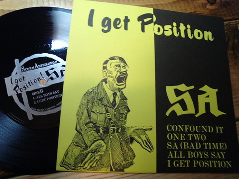SA Punk OI 1st ソノシート　I get position SA Punk OI 1st ソノシート I get position SA Punk OI 1st