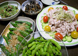野菜自給率100%の食卓