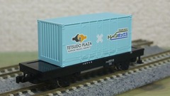 オリジナルデザイン貨車 コム1形 カモノハシのイコちゃん×たつ
