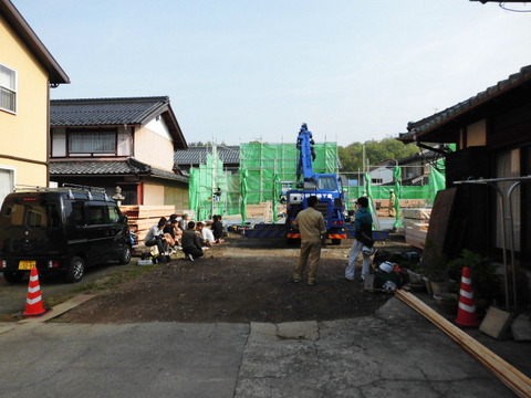 建て方をおこないました☆イメージ