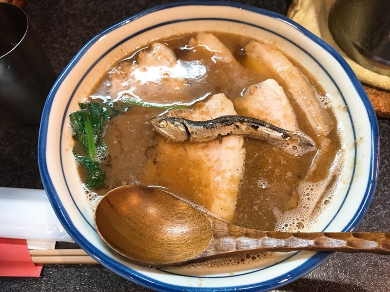 烈志笑魚油 麺香房 三く>