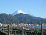 雪の富士山