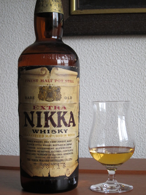 ニッカウイスキー 丸壜ニッカ エキストラ 1960年代流通 2級表記