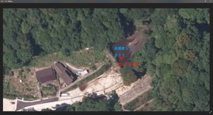 22 ヤフー地図 砂防ダム アップ