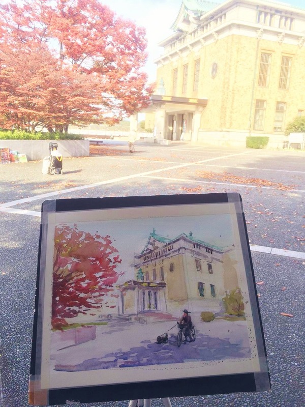 10watercolor sketch OKAZAKI KYOTO3