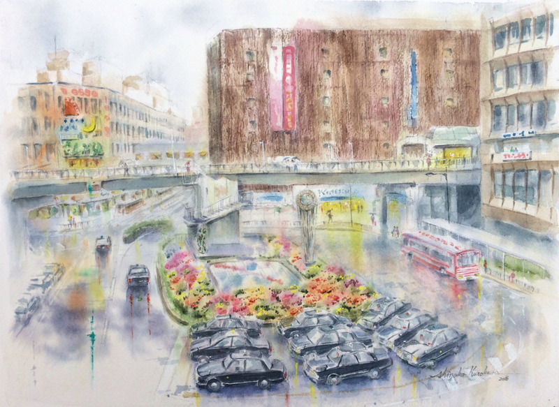 くろかわ個展&教室作品展 枚方市民だけが立ち止まる芸が細かい絵