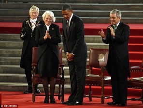 John Bercow & Obama in Westminster Hall
