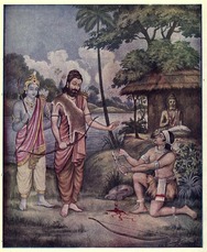 Ekalavya's_Guru_Dakshina