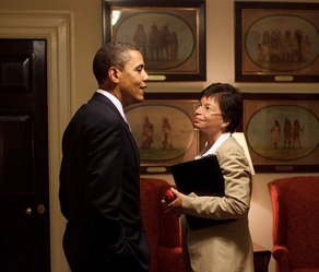 Valerie Jarrett & Obama
