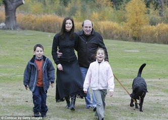 Boris Berezovsky & Elena & Kids