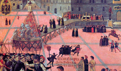Girolamo Savonarola burning 2