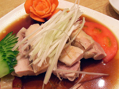 蒸し鶏