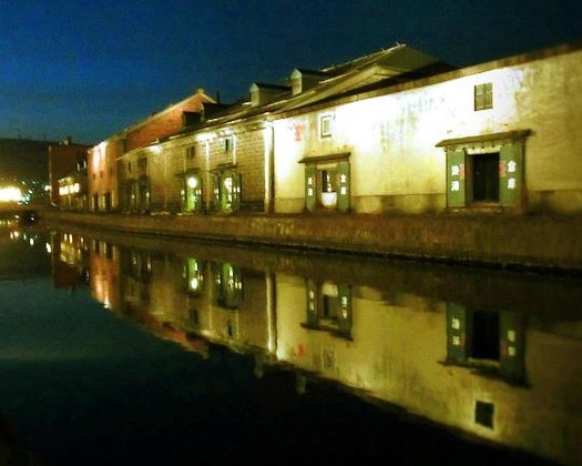 夜の小樽運河 (8)