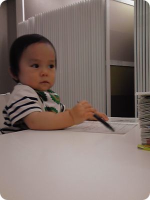 最良の選択をすべく、壁紙について吟味するベビィ:生後486日(1年4ヶ月と1週目)sangetsuサンゲツ&リリカラ