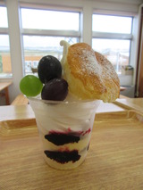 ぶどうのパフェ