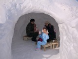 かまくら内部
