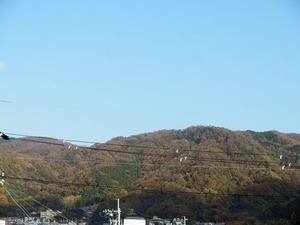 11月末に生駒山