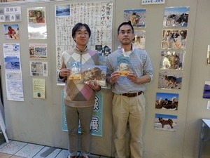 北極圏犬橇探検家の山崎哲秀さんとの写真