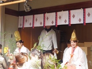 2018年の今宮戎の福娘さん1