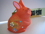 今宮戎で買ったウサギの土鈴