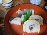 栄寿司さんのさば寿司と伊達巻